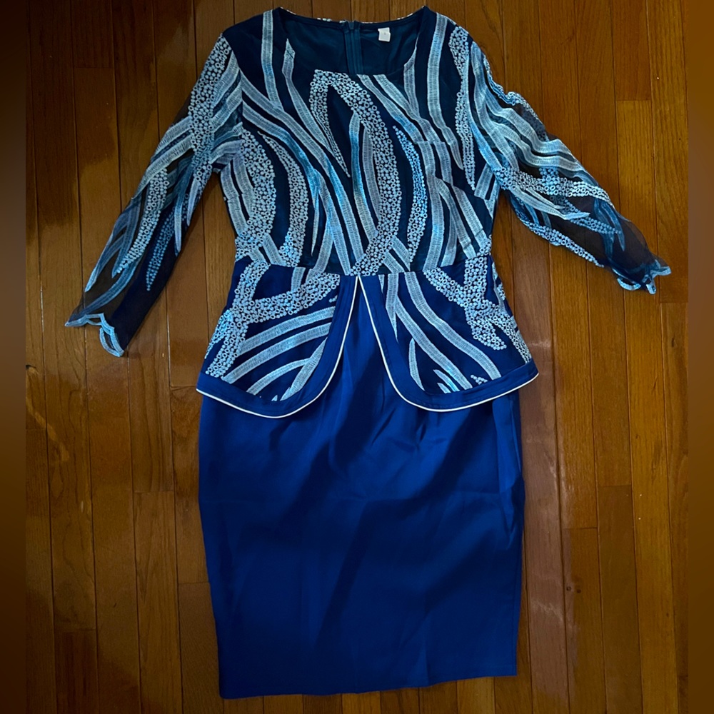 Blue dress
